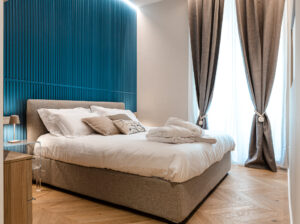 Camera da letto dell'appartamento di lusso vicino Via Veneto